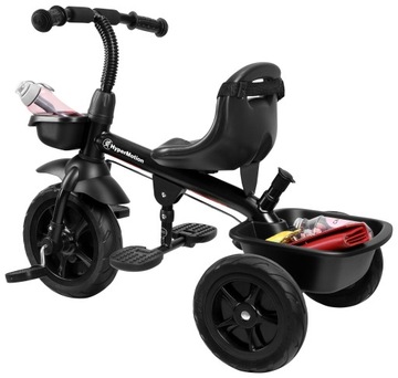 Корзина с ремнями для трехколесного велосипеда HyperMotion Tobi VECTOR Черный