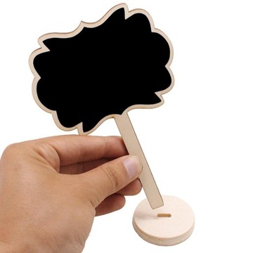 50 X ДЕКОРАТИВНАЯ ДОСКА С ПОДСТАВКОЙ В НАТУРАЛЬНОМ ЦВЕТЕ