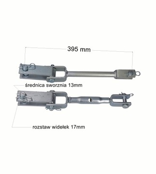 Kompletny zestaw podnośnika do Kubota 500mm/13mm