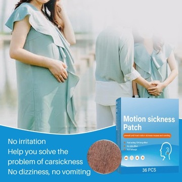 Наклейка от морской болезни Портативный пластырь от морской болезни для вашего автомобиля