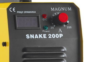 ИНВЕРТОРНЫЙ СВАРОЧНЫЙ АППАРАТ MAGNUM SNAKE 200 PS 200A КОМПЛЕКТ ШЛЕМА