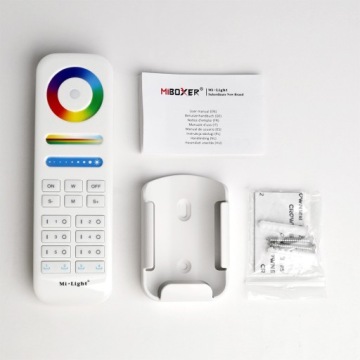 RGB+CCT 6 ЗОННЫЙ СВЕТОДИОДНЫЙ ПУЛЬТ ДИСТАНЦИОННОГО УПРАВЛЕНИЯ MILIGHT FUT089S, БЕЛЫЙ