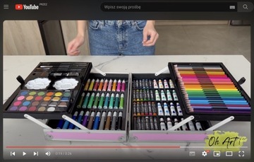 НАБОР ХУДОЖЕСТВЕННОЙ РАСКРАСКИ Для Детей Девочка ЧЕМОДАН ЕДИНОРОГ