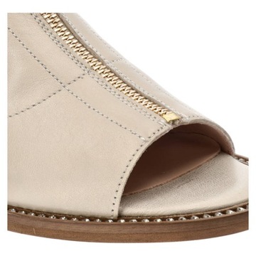 Золотые сандалии Lamanti Стильная летняя обувь