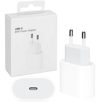 SZYBKA ŁADOWARKA SIECIOWA 20W USB C do iPhone 15 14 13 12 11 Pro Max Plus