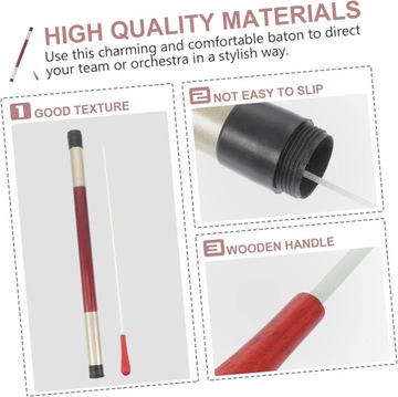 2 Szt Pałeczka Sztyft Dyrygenta Zespołu Dla Miłośnika Muzyki Kij
