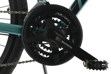 Велосипед Kands Cross Bike 28 Canavaro r17' бирюзовый SHIMANO HYDRAULIKA r24D новый