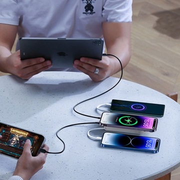 MINI MAGNETIC POWERBANK БЕСПРОВОДНОЙ MAGSAFE 10000 мАч, 22,5 Вт С КАБЕЛЕМ PD