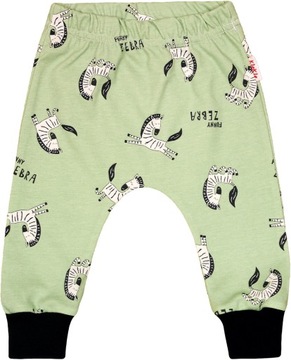 SPODNIE spodenki BAGGY Zebry r 68 KLEKLE