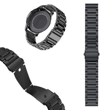 Pasek stalowy do Huawei Watch GT 3 42 - Black