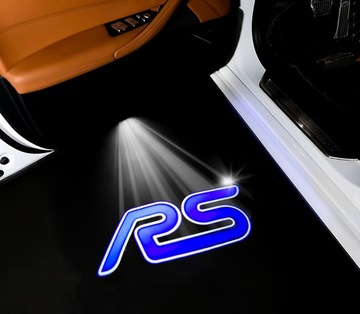 2x ЛОГОПРОЕКТОР RS FORD FOCUS RS RS500 ESCORT SIERRA COSWORTH ГОЛОГРАММА HD
