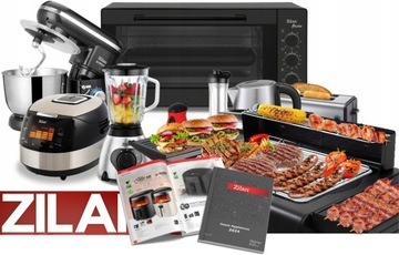 БОЛЬШОЙ НАСТОЙНЫЙ ЭЛЕКТРИЧЕСКИЙ САДОВЫЙ ГРИЛЬ ТЕРМОСТАТ 2400ВТ 6В1 XXL