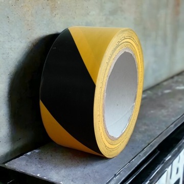 Лента для разметки пола изоляционная ПВХ 50мм/33м YELLOW PAPER-TECH