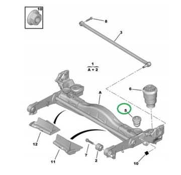 DORAZ NOSNÍKU ZADNÍ JUMPY 3 EXPERT III SCUDO 516686 OE