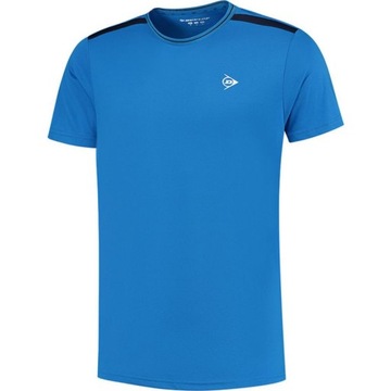 KOSZULKA TENISOWA MĘSKA DUNLOP CLUB CREW TEE MEN ROYAL BLUE M