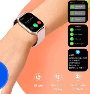 SMARTWATCH RUBICON RNCF03 ЗВОНКИ ИМПУЛЬСНЫЙ ВЫЗОВ