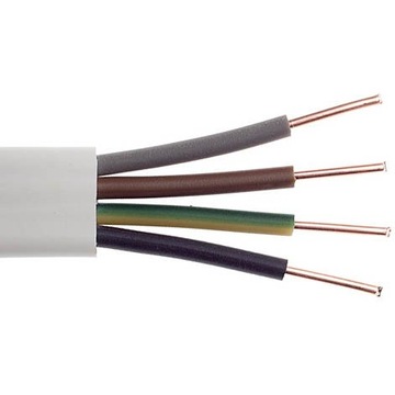 PRZEWÓD KABEL PŁASKI 450/750V YDYp 4x2,5mm2