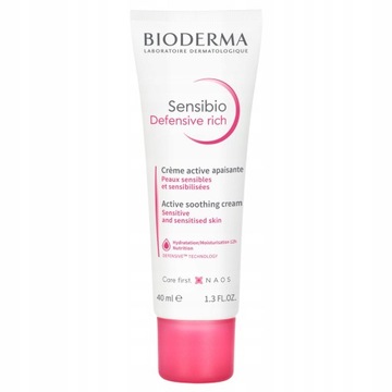 Bioderma Sensibio Defensive Rich Łagodzący krem do wrażliwej cery 40ml