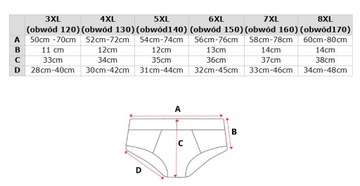 БОЛЬШИЕ плавки ANDRIU (ЧЕРНЫЕ) 4XL до 130 СМ