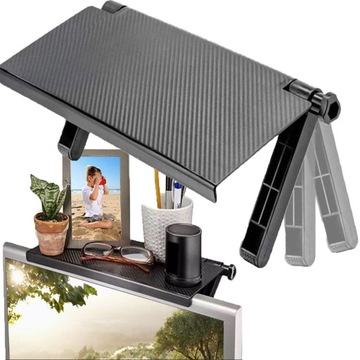 PÓŁKA POD DEKODER TUNER DVB-T2 DVD ŚCIENNA TV MONITOR PODSTAWKA KONSOLE
