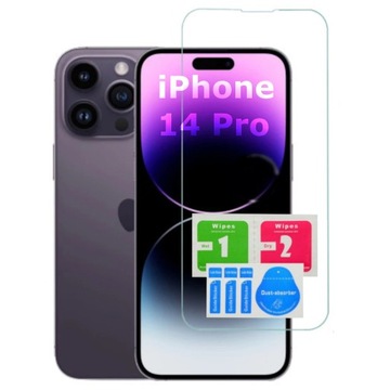 SZKŁO HARTOWANE 9H SZYBKA OCHRONNA na cały ekran do iPHONE 14 Pro