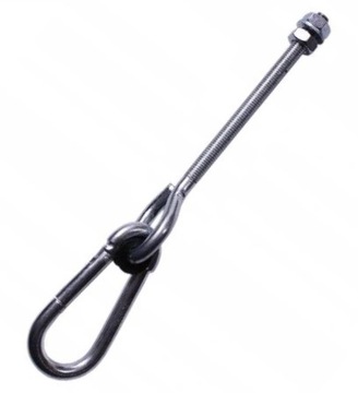Hak do huśtawki, hamaka z karabińczykiem M10x190mm
