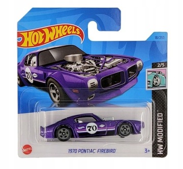 HOT WHEELS 1970 PONTIAC FIREBIRD HW MODIFIED 2023 Fioletowy