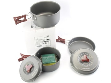 AceCamp Cooking Set Medium 1658 Zestaw kempingowy