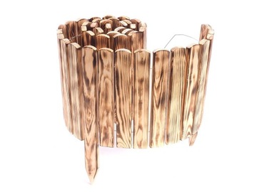Płotek Rabatowy na drucie (20 cm) Brązowy