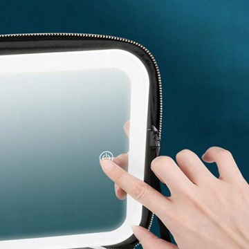 Косметичка с зеркалом со светодиодной подсветкой,