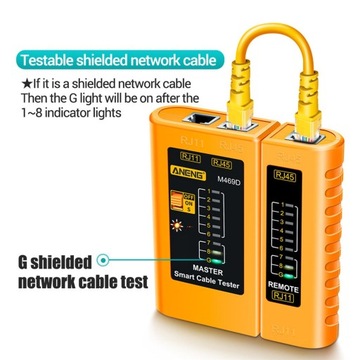 Инструмент тестирования тестера кабеля Ethernet