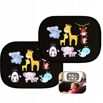 СОЛНЦЕЗАЩИТКИ ДЛЯ АВТОМОБИЛЯ УФ, 2 ШТ.