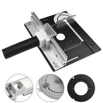 АЛЮМИНИЕВАЯ ПЛИТА ДЛЯ ФРЕЗЕРНОГО СТАНКА ВСТАВКИ ДЛЯ СТОЛА ЧЕРНАЯ ПЛИТА