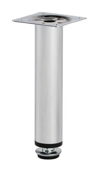 NÓŻKA STOPKA MEBLOWA REGULOWANA CHROM H-150 MM