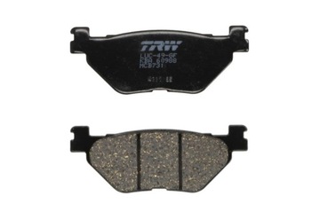 TRW MCB731 Комплект тормозных колодок, дисковые тормоза