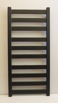 GRZEJNIK ŁAZIENKOWY 1260X400 CZARNY STRUKTURALNY M