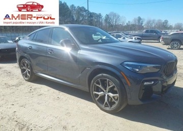 BMW X6 G06 2021 BMW X6 2021r., M50I, od ubezpieczalni 4.4 Benzyna 523KM