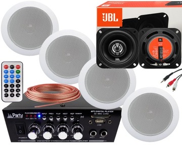 4 GŁOŚNIKI SUFITOWE JBL DO SKLEPU LOKALU SALONU BLUETOOTH