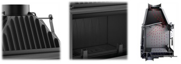 Каминная топка SIMPLE M/S 8 правая КОМПЛЕКТ