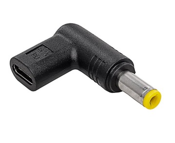 2X PRZEJŚCIÓWKA Z USB-C GNIAZDO 5.5X2.5MM ADAPTER ASUS MSI LENOVO TOSHIBA