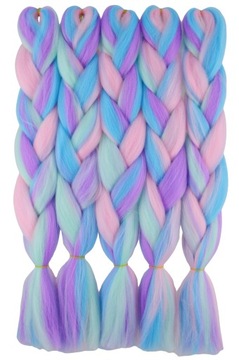 СИНТЕТИЧЕСКИЕ ВОЛОСЫ ЦВЕТНЫЕ ОМБРЕ МОСТЫ M-02