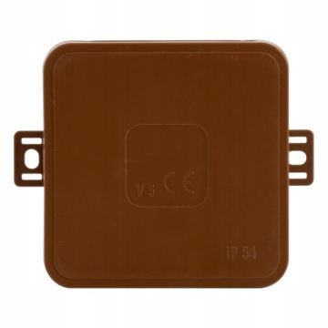 Коробка герметичная накладная В5 75х75х41 коричневая IP54