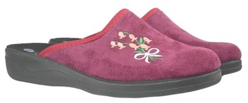 INBLU kapcie damskie domowe CA 110 bordo r.40