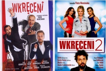 2x Dvd WKRĘCENI 1 + 2 Paweł Domagała FOLIA pakiet