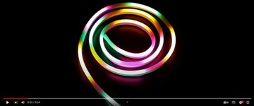 СВЕТОДИОДНАЯ ЛЕНТА 5M NEON 5050 RGBIC ПРИЛОЖЕНИЕ BLUETOOTH УДАЛЕННЫЙ НАБОР RAINBOW 60LED/M