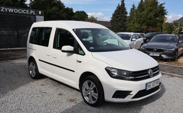 Volkswagen Caddy IV Kombi Maxi 2.0 TDI SCR BlueMotion Technology 102KM 2019 Volkswagen Caddy FAKTURA VAT 23, 2.0 TDI, Tempomat, KLIMA, Czujniki, Zadba, zdjęcie 1