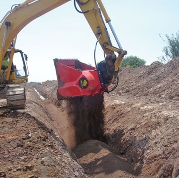 Ковш дробильно-сортировочный АЛЛУ Ду3-12, валы 40мм