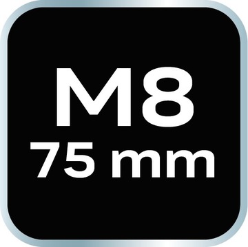 Шлицевой наконечник M8 x 75 мм, S2 x 2 шт. NEO.
