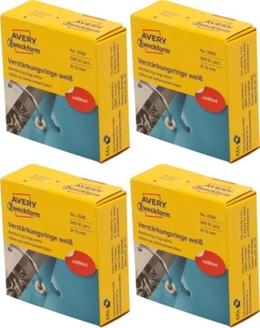Pierścienie wzmacniające do segregatora 13mm x4