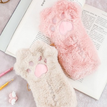 СУМКА-КОСМЕТИКА ПЛЮШЕВАЯ СУМКА CAT KITTEN PAW SZ